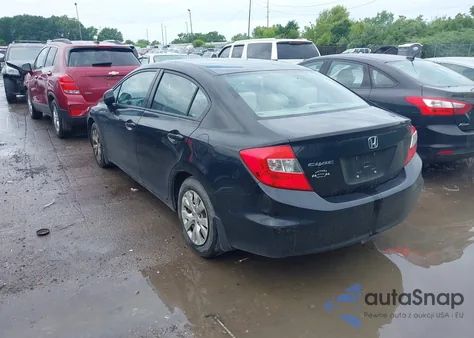 2012 Honda Civic Lx from USA, damaged, VIN 19XFB2F55CE034028